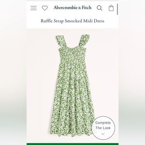 NWT Abercrombie Midi Dress